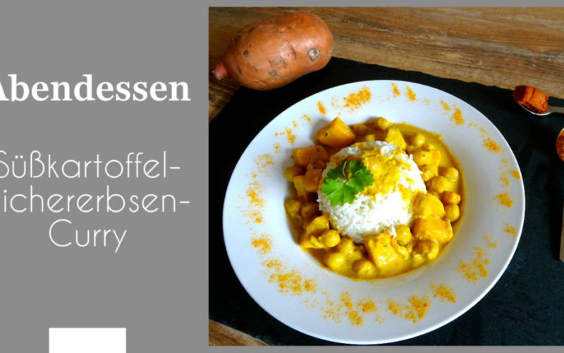 Süßkartoffel-Kichererbsen-Curry