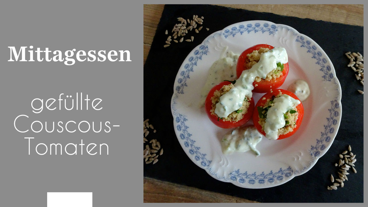 gefüllte Couscous-Tomaten - vegan 24/7
