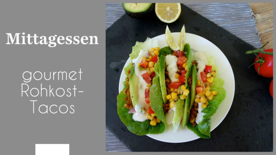 gourmet Rohkost-Tacos