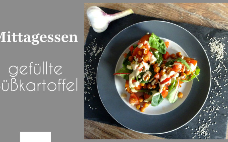 gefüllte Süßkartoffel