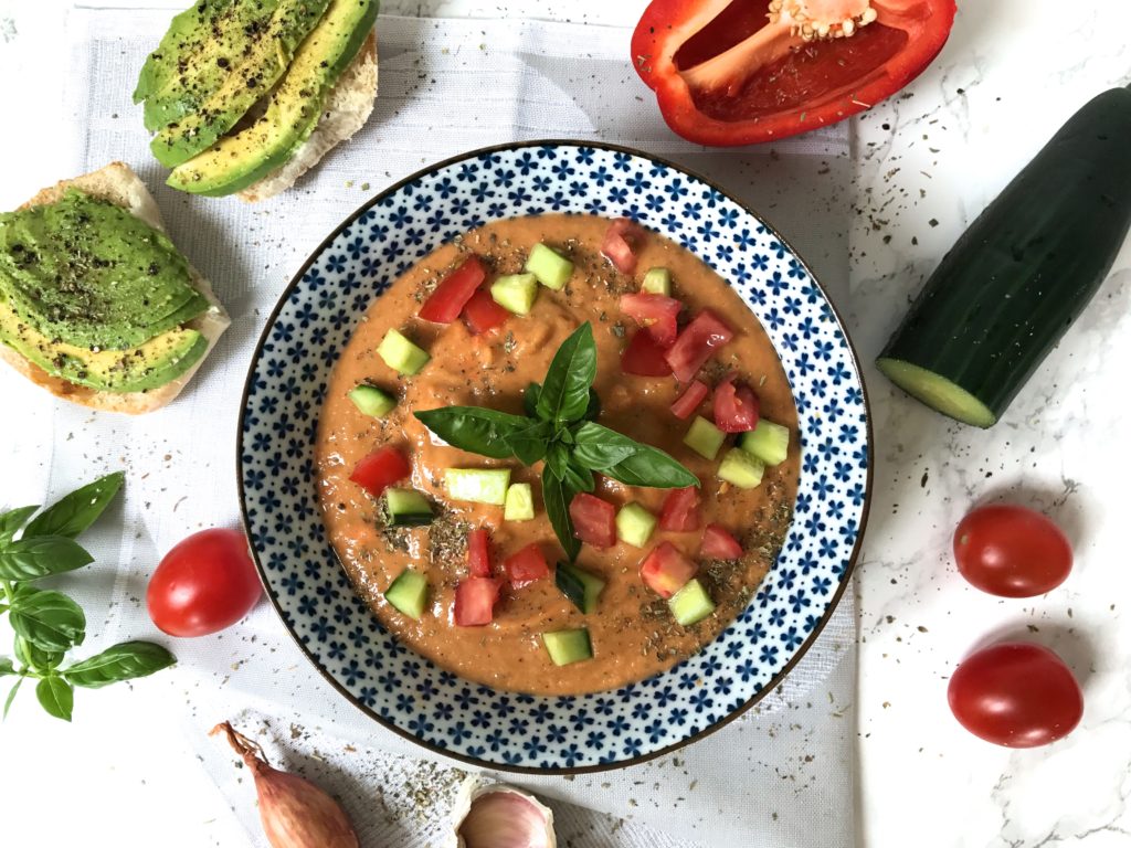 Gemüse-Gazpacho vegan