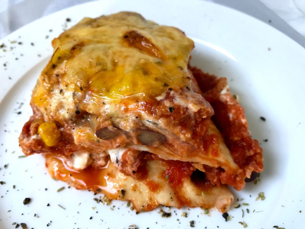 Mexikanische Lasagne vegan