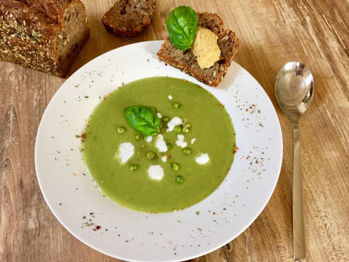 grüne Suppe vegan