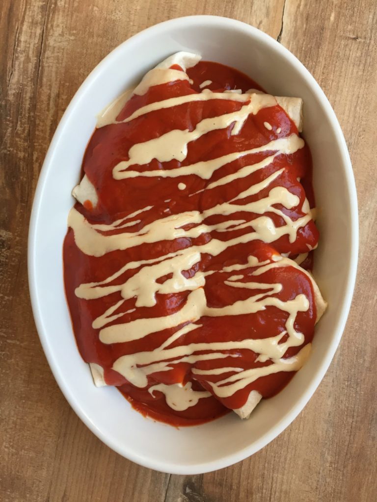 Enchiladas vegan