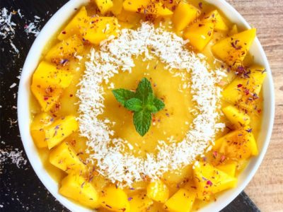Mango-Kokos-Smoothie Bowl vegan