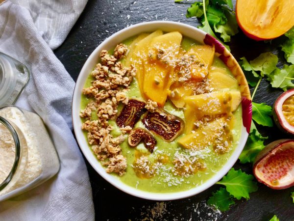 grüne Smoothie Bowl vegan