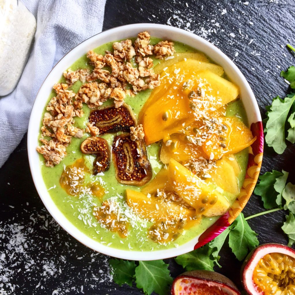 grüne Smoothie Bowl vegan
