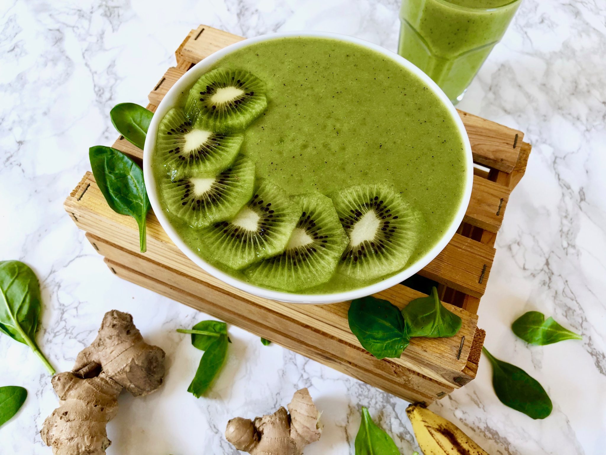 Grüner Detox-Smoothie vegan - vegan 24/7